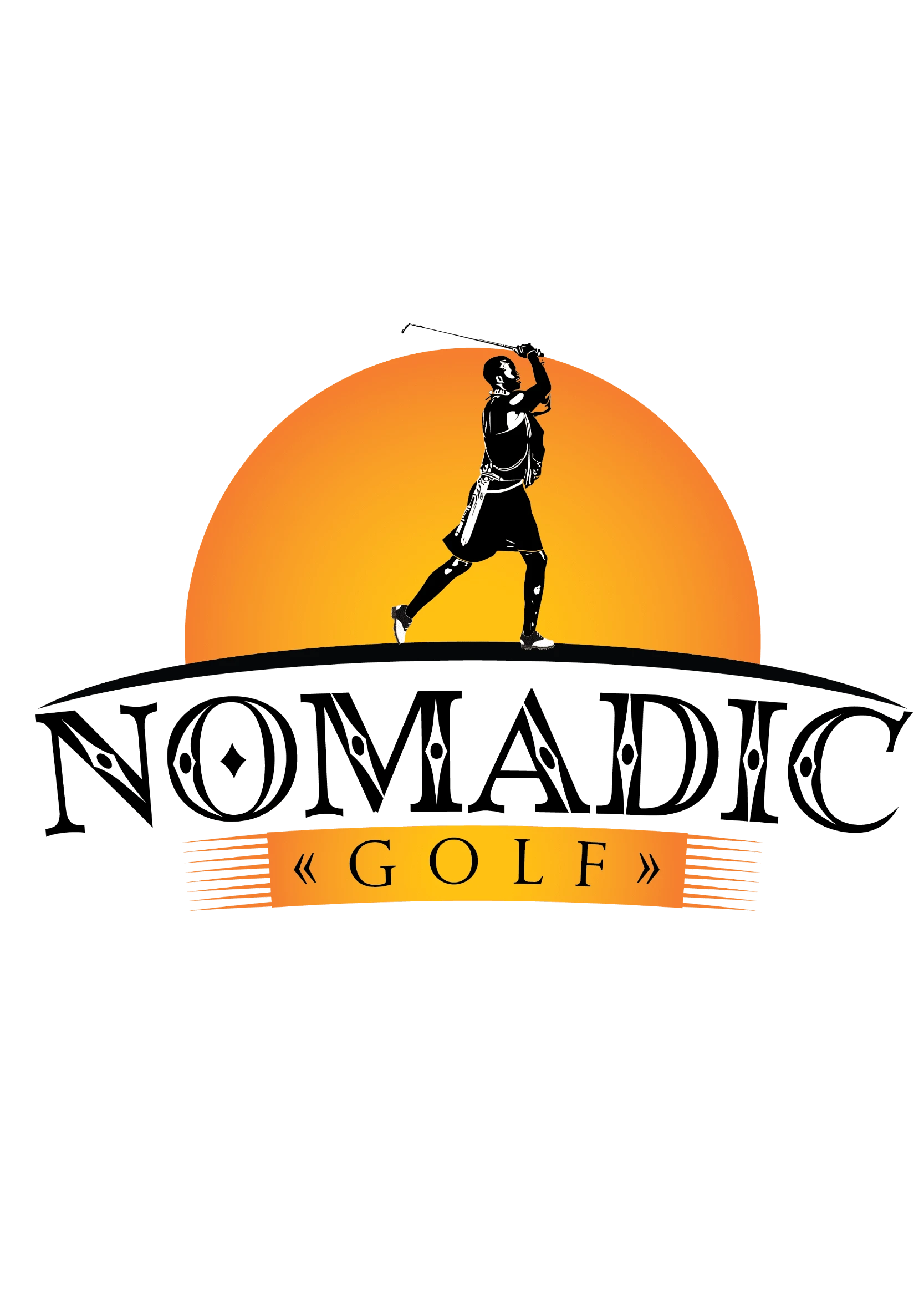 Nomadic Golf logo White